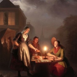 Moonlit meal